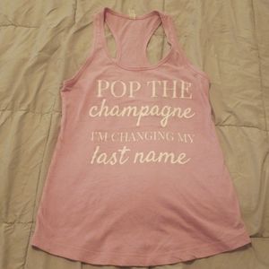 Racerback tank for Bride to Be